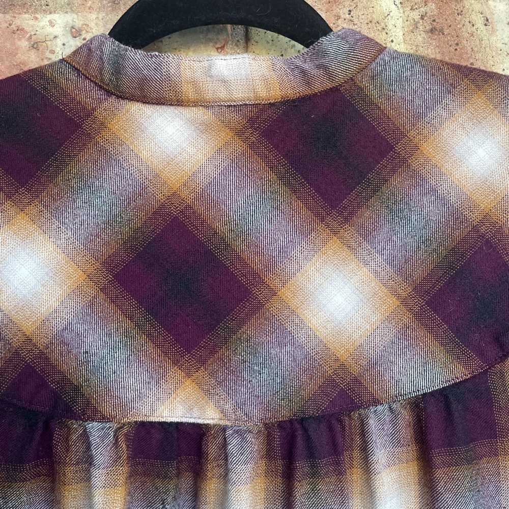 Pendleton Wool Plaid Button-Up Blouse - image 6